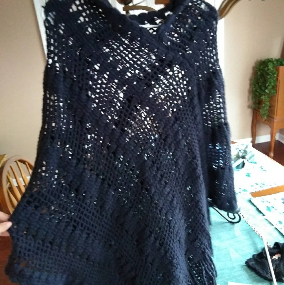 Navy Shawl